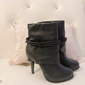 Black Booties size 7